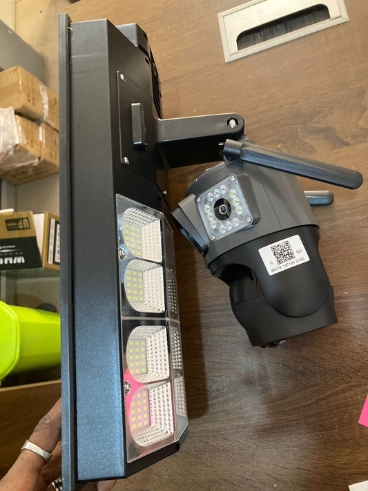 Lampadaire Solaire avec Caméra – Sécurité et Éclairage Intelligent 3-en-1