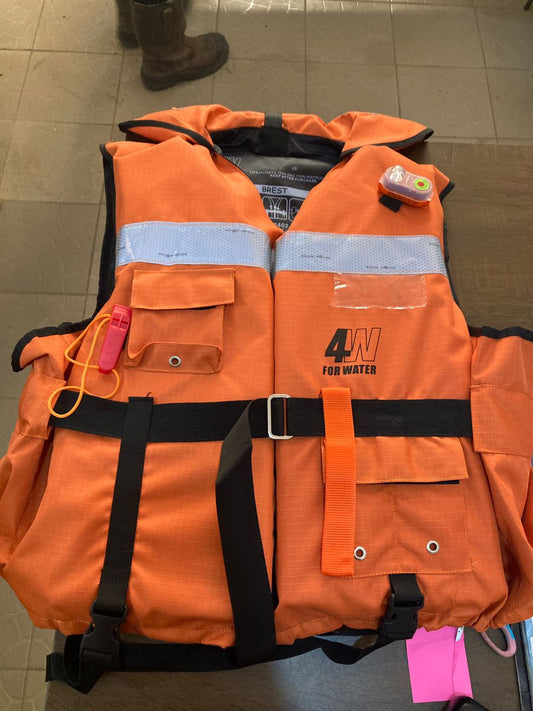 Gilet de Sauvetage Professionnel 4N – Sécurité Maximale en Milieu Aquatique